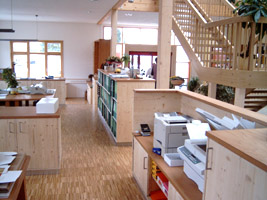 Blick zum Eingang